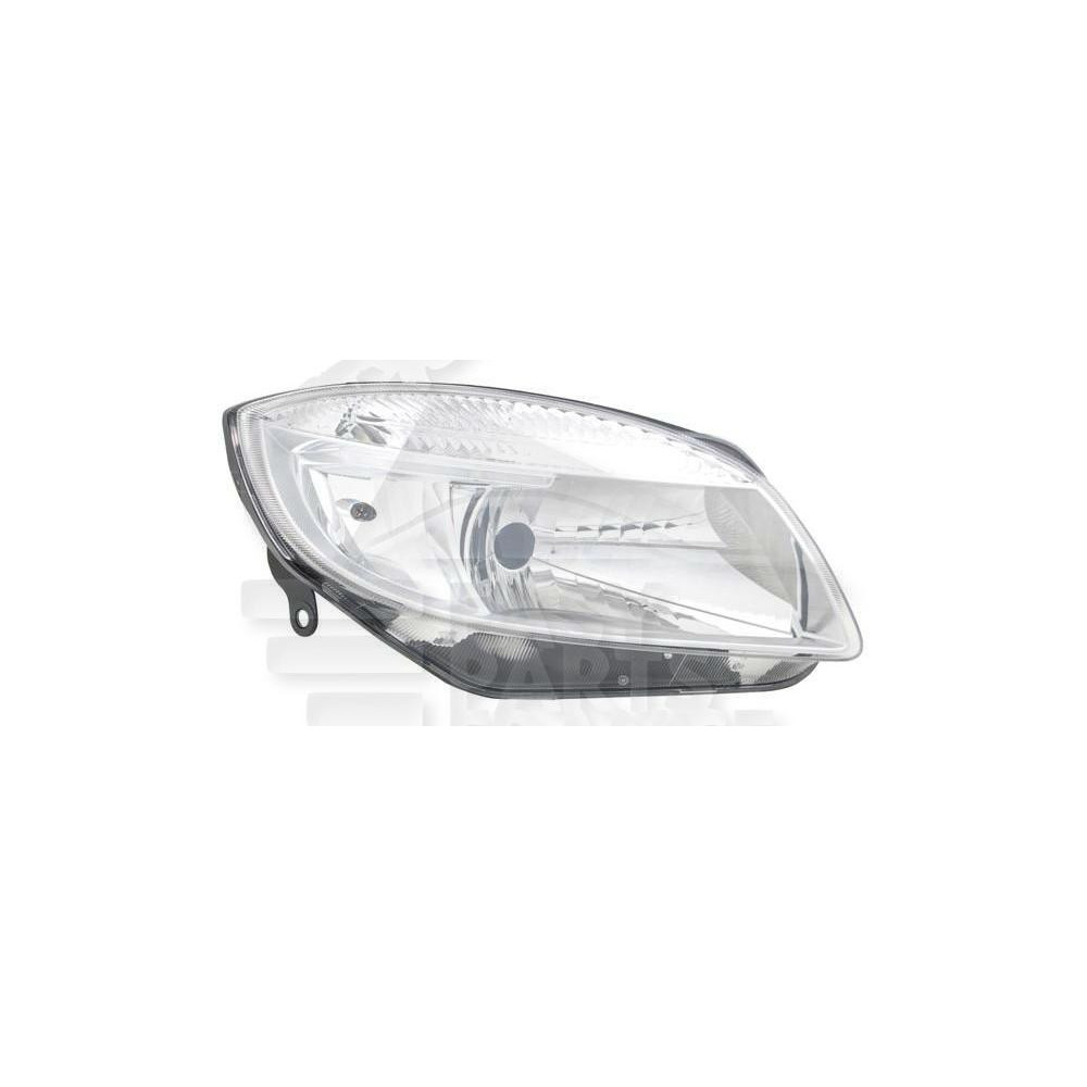 PHARE OPTIQUE DROIT H4 ÉLECTRIQUE AVEC MOTEUR pour SKODA FABIA