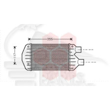 ECHANGEUR 1.9 JTD 295 X 200 X 62 pour FIAT MAREA
