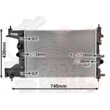 RADIA 1.6I BA A/CLIM 580 X 395 X 28 