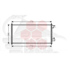 CONDENSEUR TT TYPES 749 X 362 X 16 