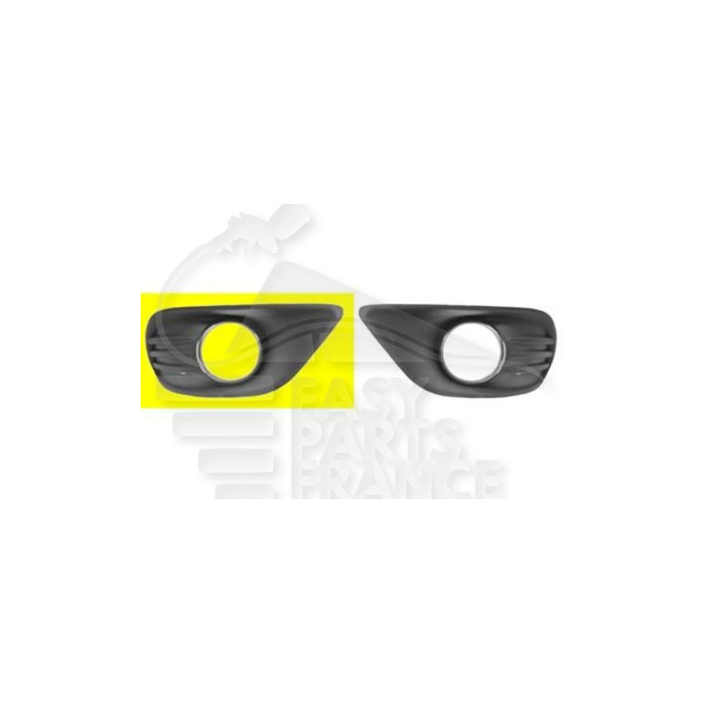 GRILLE DE PARE-CHOC AVANT-DROIT AVEC EMPLACEMENT ANTI-BROUILLARD NOIRE pour FORD FOCUS
