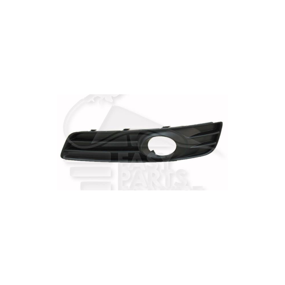 GRILLE DE PARE-CHOC AVANT-GAUCHE AVEC EMPLACEMENT ANTI-BROUILLARD FERMEE NOIRE pour AUDI A3