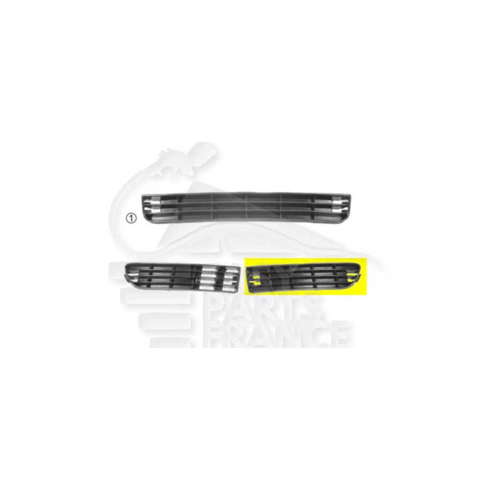 GRILLE DE PARE-CHOC AVANT-GAUCHE pour AUDI A6
