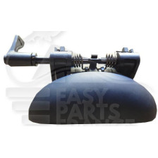 POIGNÉE PORTE EXTÉRIEUR ARRIÈRE-DROIT NOIRE pour PEUGEOT 206