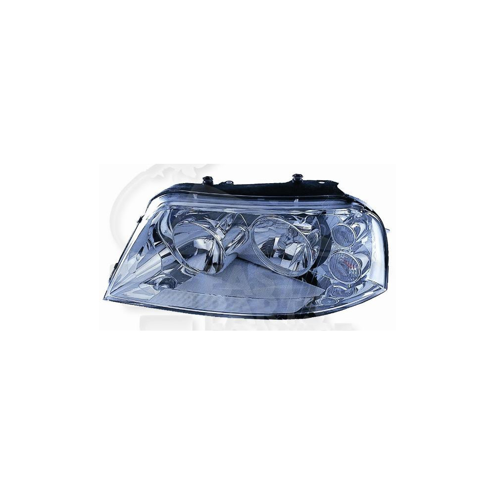 PHARE OPTIQUE GAUCHE H7+H1 ÉLECTRIQUE FOND GRIS pour VOLKSWAGEN SHARAN
