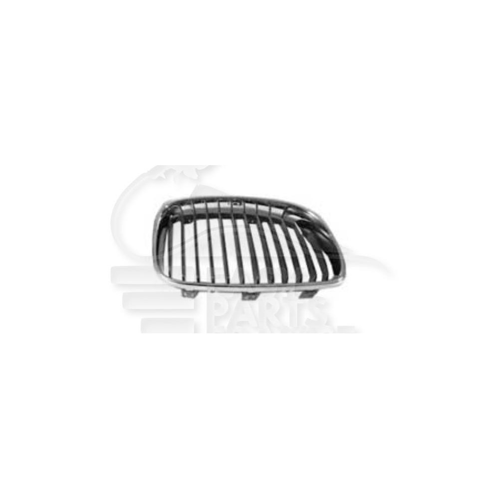 GRILLE DE CALANDRE DROIT CHROMEE - NOIRE pour BMW S1 E 87