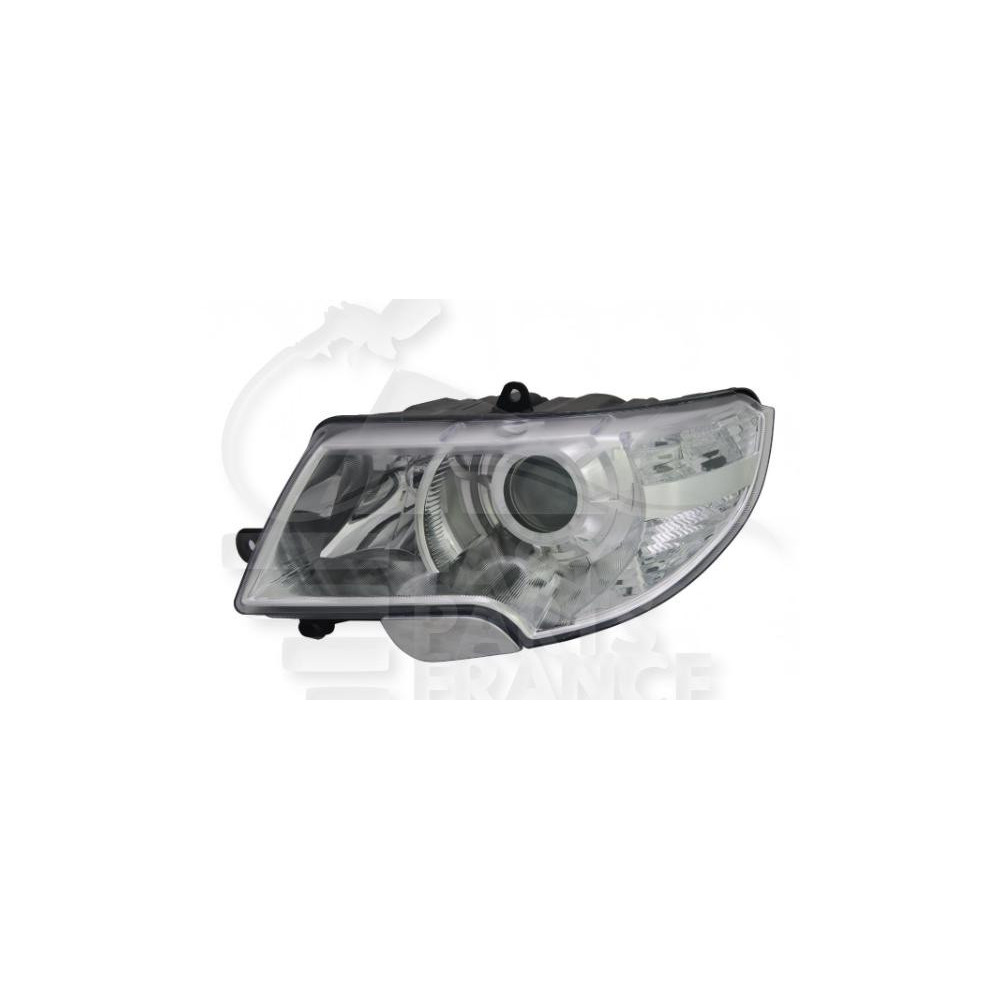 PHARE OPTIQUE GAUCHE H3+H7 ÉLECTRIQUE AVEC MOTEUR pour SKODA SUPERB