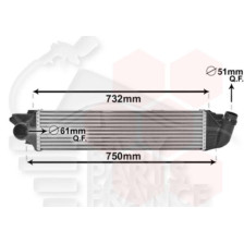 ECHANGEUR TT TYPES 600 X 157 X 64 