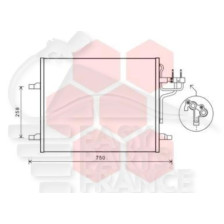 CONDENSEUR TOUS TYPES 535 X 385 X 16 pour FORD KUGA