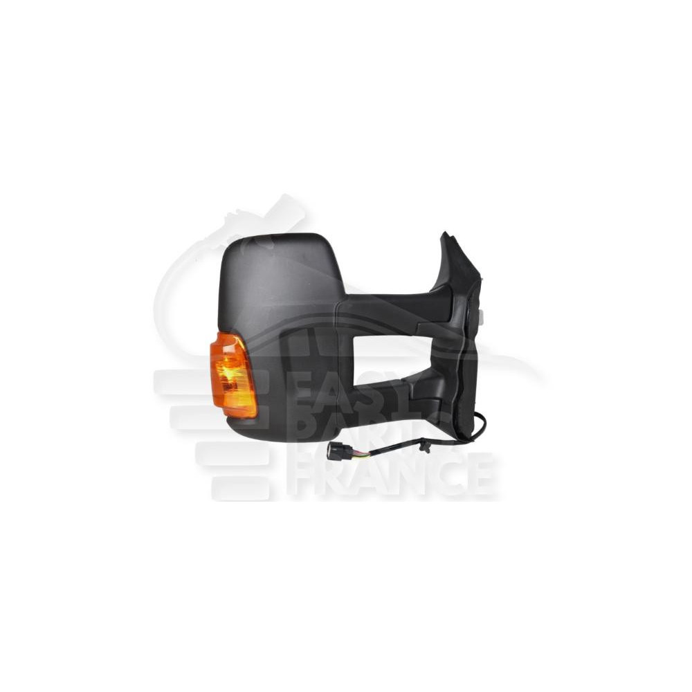 RÉTROVISEUR DROIT ÉLECTRIQUE CHAUFFANT AVEC FEU ORANGE BRAS LONG pour FORD TRANSIT