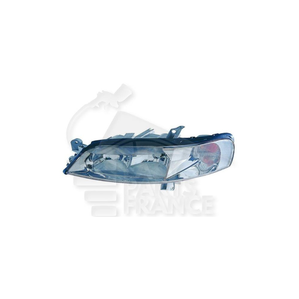 PHARE OPTIQUE GAUCHE H7+H7 ÉLECTRIQUE SANS MOTEUR FOND CHROME MODÈLE VALEO pour OPEL VECTRA