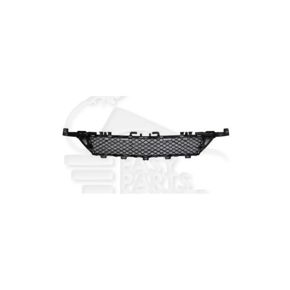 GRILLE DE PARE-CHOC AVANT CENTRALE NOIRE pour MERCEDES CLASSE E - COUPE