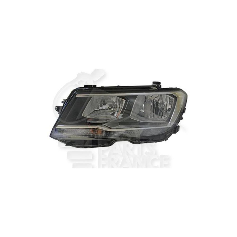 PHARE OPTIQUE GAUCHE H7+H7 ÉLECTRIQUE AVEC MOTEUR pour VOLKSWAGEN TIGUAN