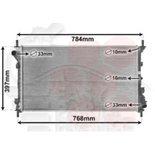 RADIA .8I 16V A/CLIM 04 → 1.8 TDCI +/- CLIM 700 X 385 X 24 