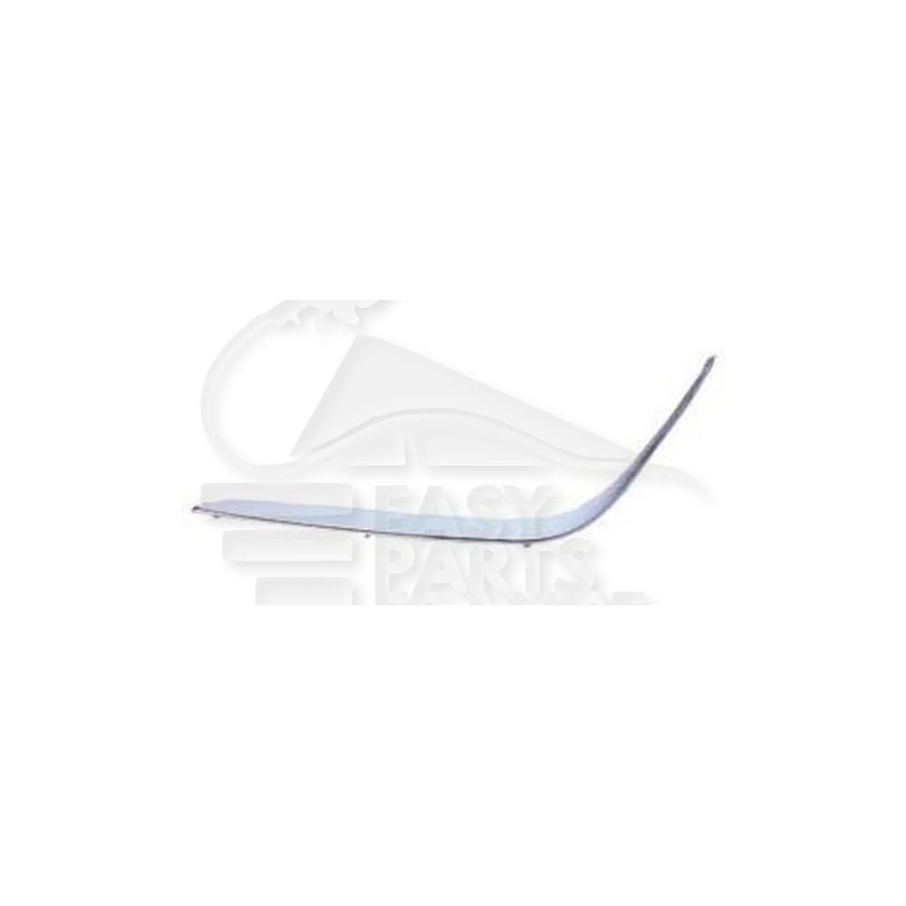 MOULURE CHROMEE DE PARE-CHOC AVANT-GAUCHE SANS PACKONTROL pour BMW S7 E38