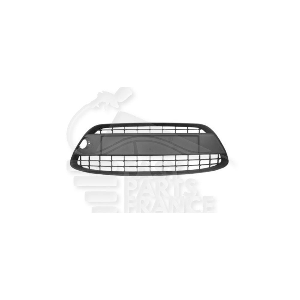 GRILLE DE PARE-CHOC AVANT CENTRALE NOIRE - SANS MOULURE pour FORD FIESTA