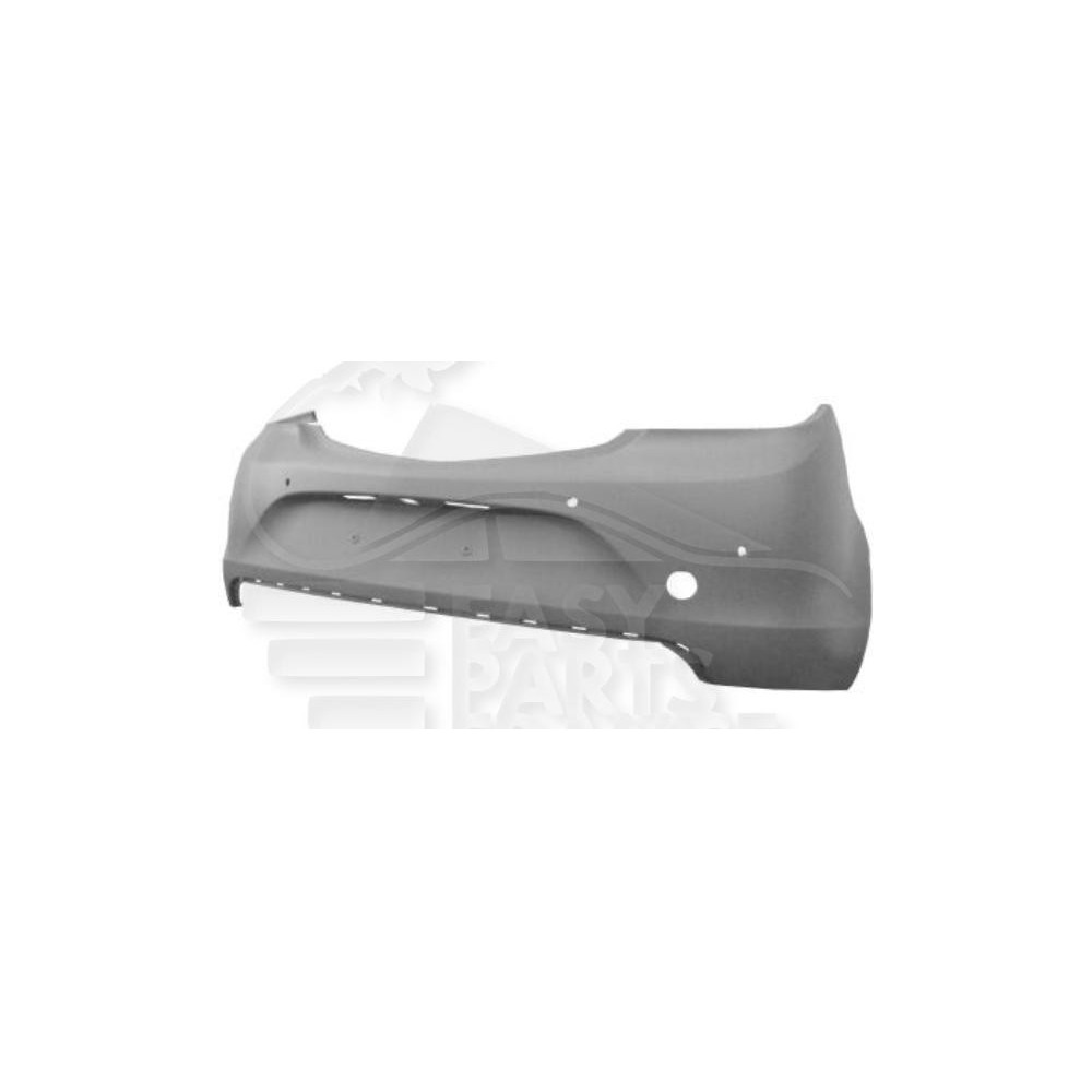 PARE-CHOC ARRIÈRE A PEINDRE SANS CAMERA et PREDECOUPE 4 TROUS PACKONTROL 4/5-PORTES pour OPEL INSIGNIA