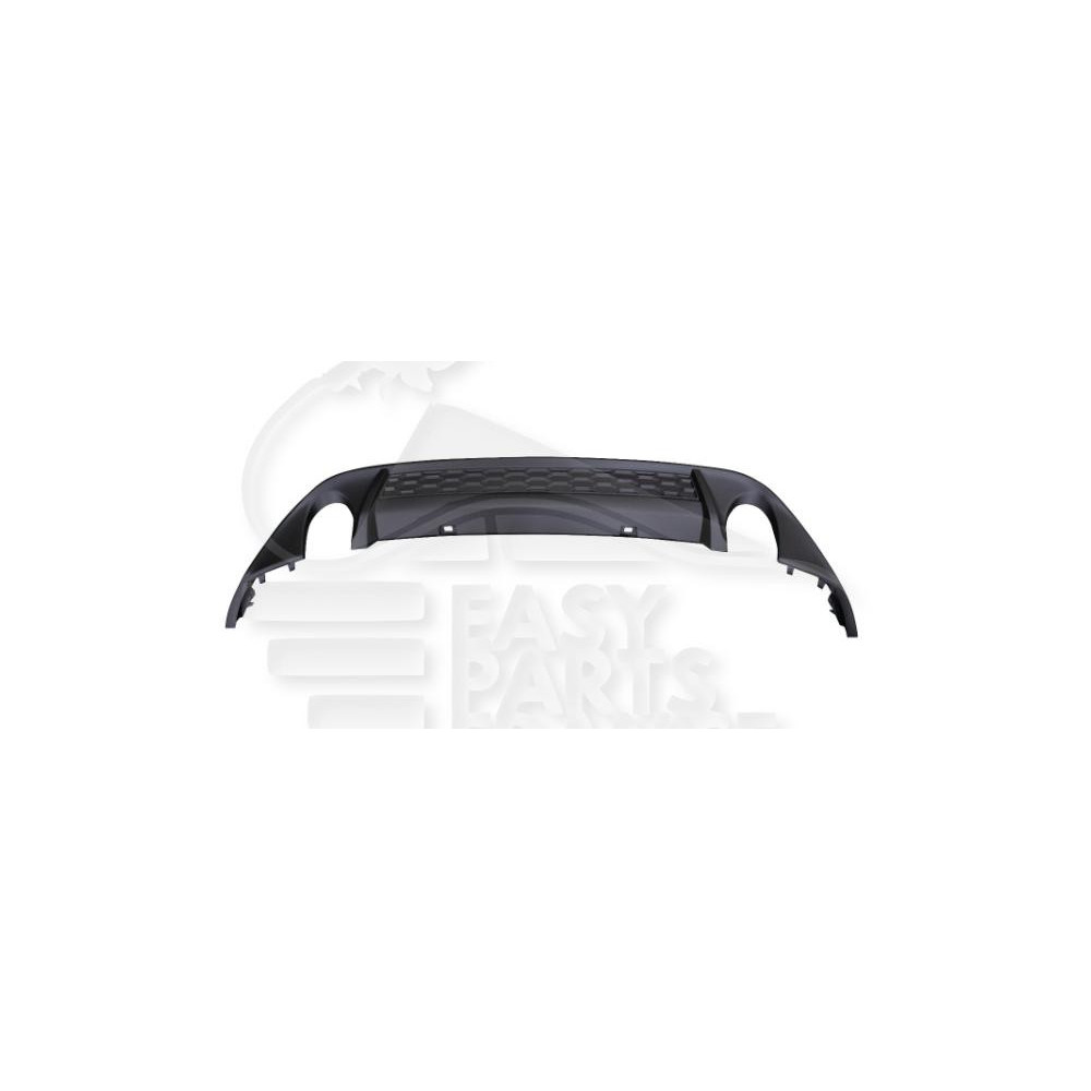 SPOILER DE PARE-CHOC ARRIÈRE NOIR pour VOLKSWAGEN GOLF