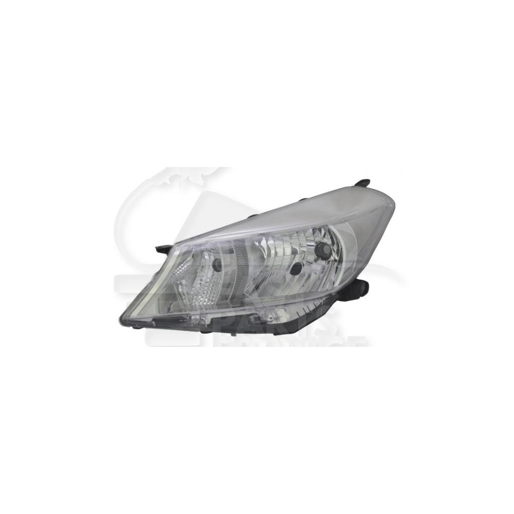 PHARE OPTIQUE GAUCHE H4 ÉLECTRIQUE AVEC MOTEUR FOND GRIS pour TOYOTA YARIS HYBRIDE