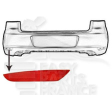 CATADIOPTRE DE PARE-CHOC ARRIÈRE-GAUCHE ROUGE → 11/09 pour VOLKSWAGEN GOLF
