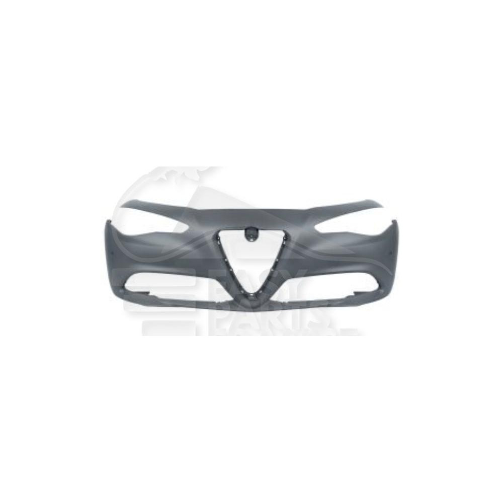 PARE-CHOC AVANT A PEINDRE SANS LAVE PHARE et 2 TROUS CAPTEURS pour ALFA ROMEO GIULIA