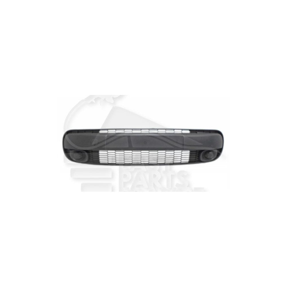 GRILLE DE PARE-CHOC AVANT INFÉRIEUR SANS EMPLACEMENT ANTI-BROUILLARD pour FIAT 500
