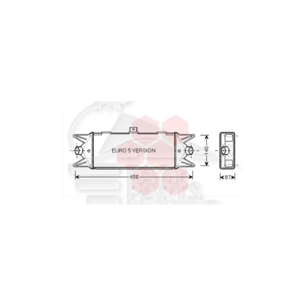 ECHANGEUR 3.0 TDI 475 X 189 X 64 pour IVECO DAILY