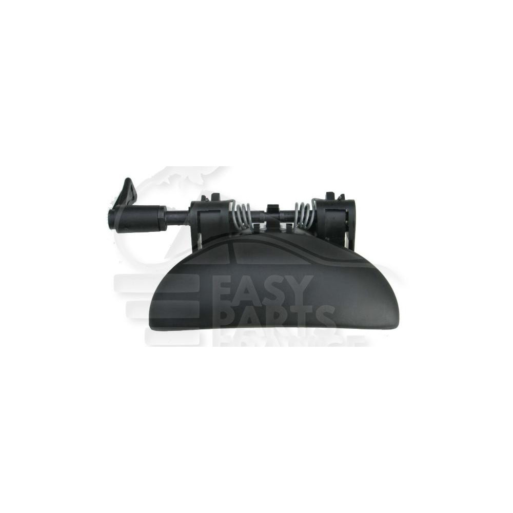 POIGNÉE PORTE EXTÉRIEUR ARRIÈRE-DROIT NOIRE LISSE pour PEUGEOT 206