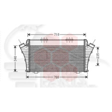 ECHANGEUR 2.4 MJTD BA 647 X 400 X 29 