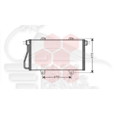 CONDENSEUR TOUS TYPES DCI 690 X 380 X 16 pour NISSAN INTERSTAR