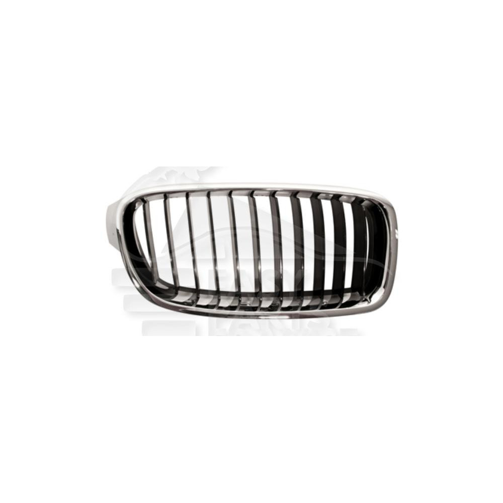 GRILLE DE CALANDRE DROIT CHROMEE-NOIRE-CHROMEE MODÈLE LUXURY LINE pour BMW S3 F 30