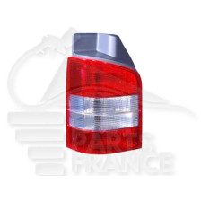FEU ARRIÈRE-GAUCHE BLANC/ROUGE - 2 PORTES pour VOLKSWAGEN TRANSPORTER