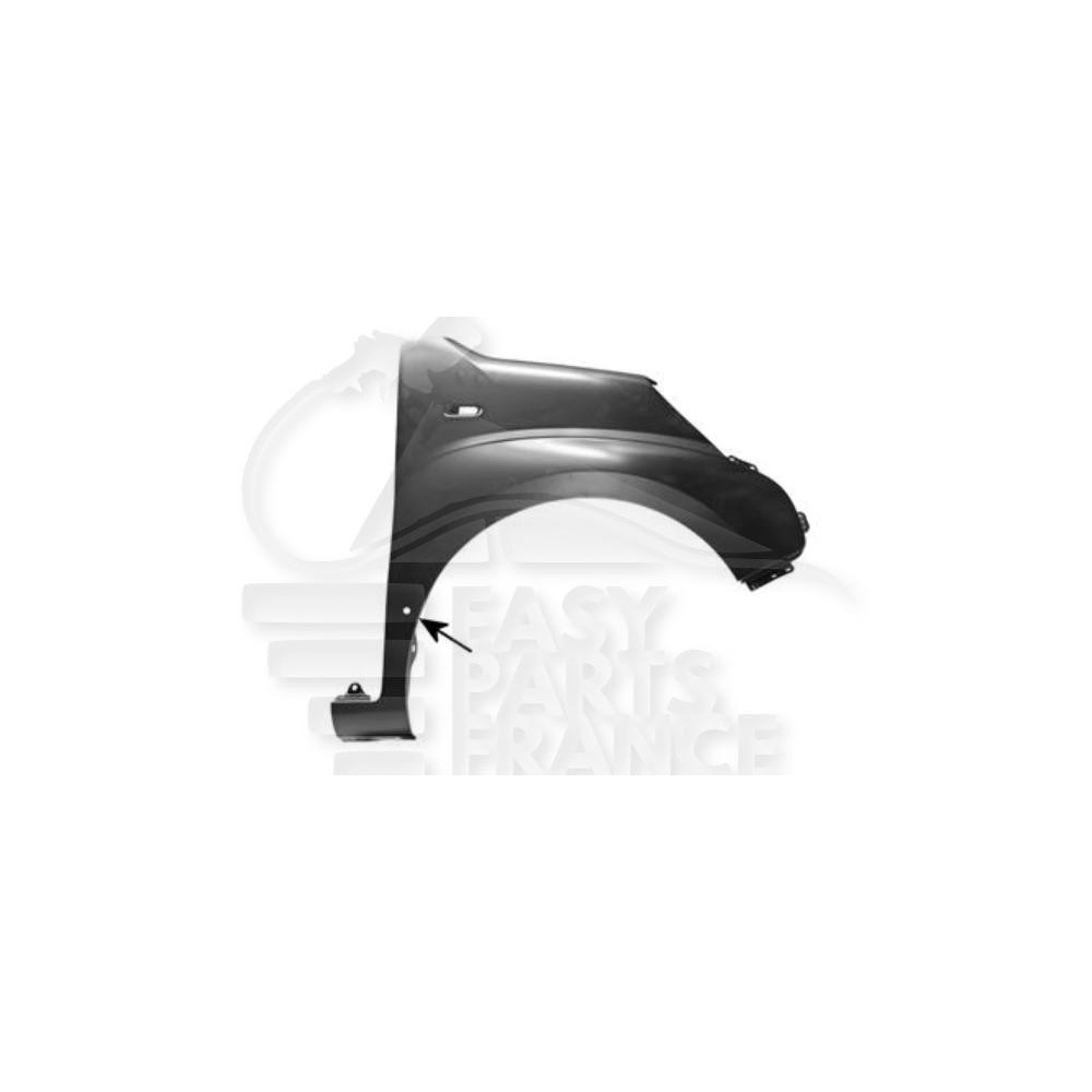 AILE AVANT-DROIT AVEC EMPLACEMENT FEU AVEC MOULURE pour PEUGEOT BIPPER