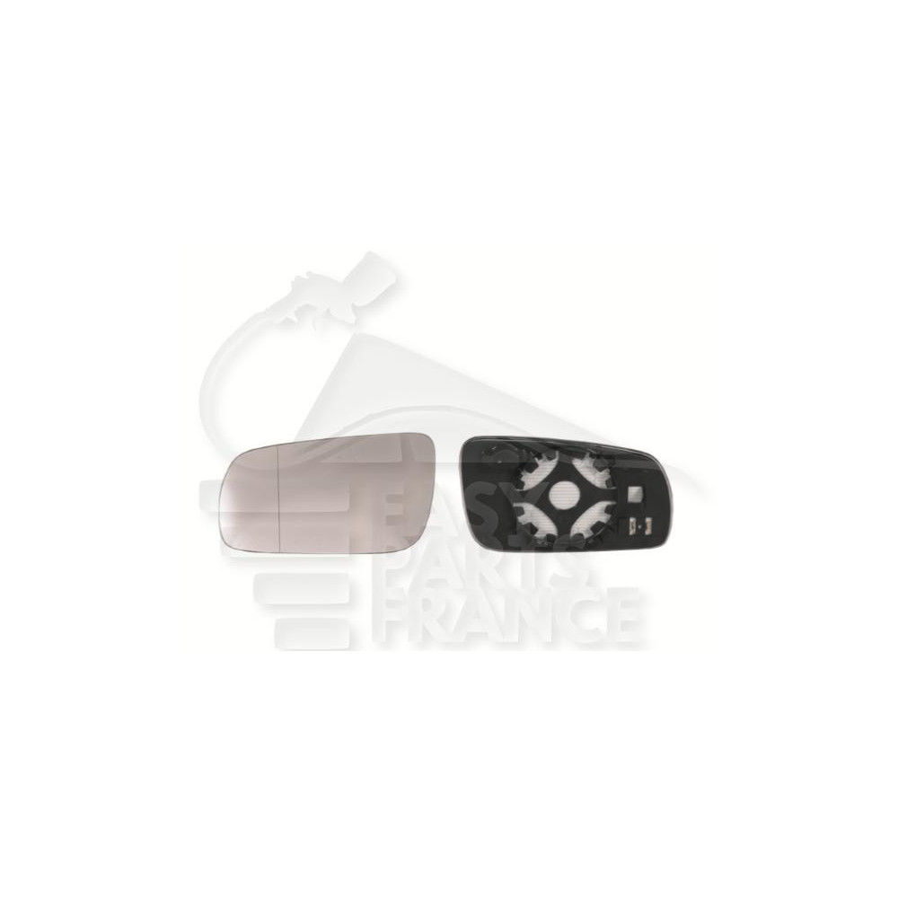 GLACE DE RÉTROVISEUR GAUCHE CHAUFFANT ASPHERIQUE GRAND MODÈLE pour SKODA OCTAVIA