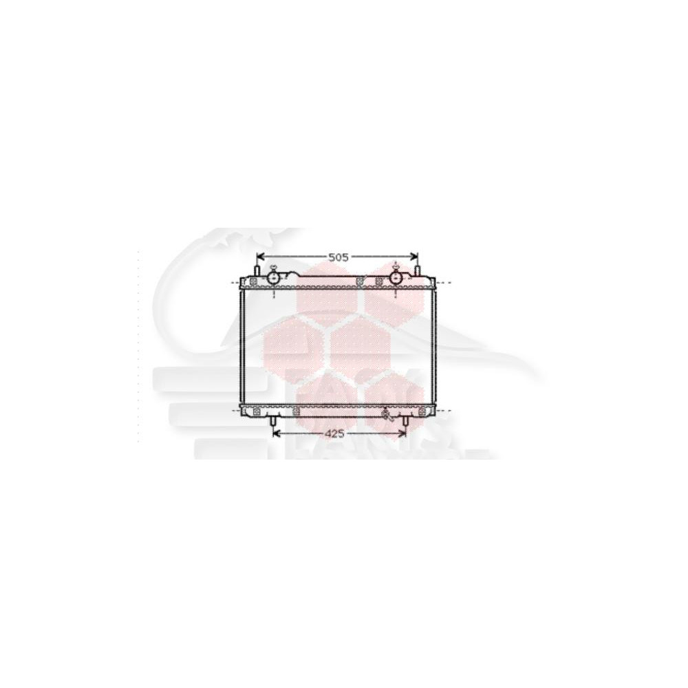 RADIATEUR 1.9 JTD 375 X 565 X 42 pour FIAT MAREA