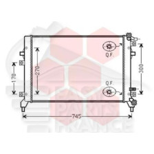 RADIATEUR AUXILIAIRE 1.4 TSI MOTEUR CAXA 625 X 405 X 18 pour VOLKSWAGEN TIGUAN
