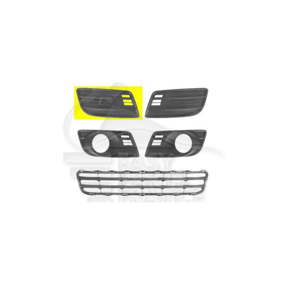 GRILLE DE PARE-CHOC AVANT-DROIT NOIRE pour SUZUKI SWIFT