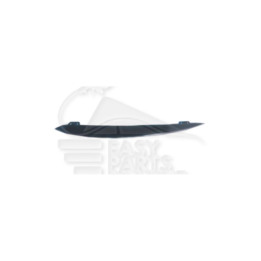 MOULURE DE PARE-CHOC AVANT-DROIT NOIRE pour BMW S5 E60