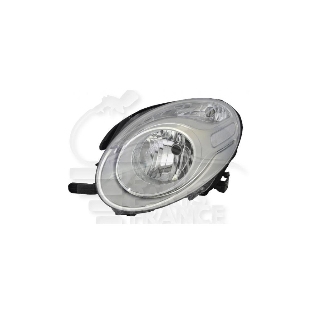 PHARE OPTIQUE GAUCHE SUPÉRIEUR H7 ÉLECTRIQUE AVEC MOTEUR pour FIAT 500