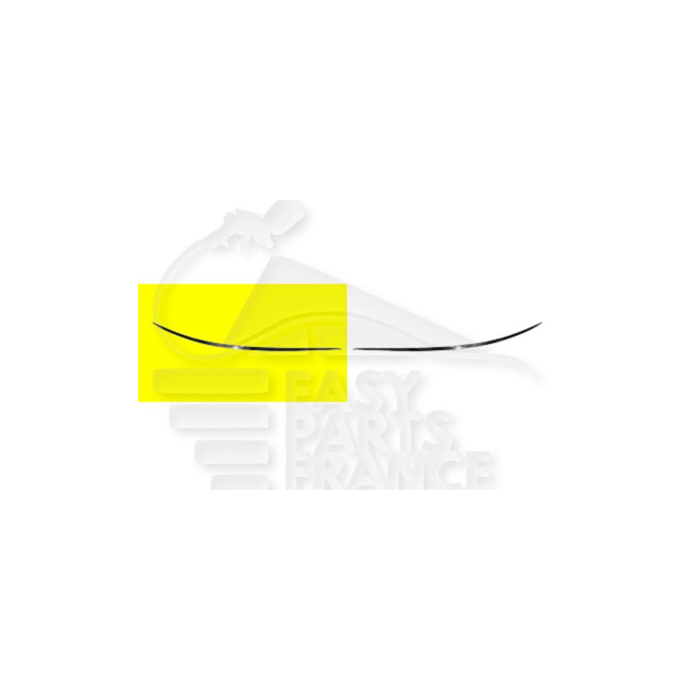 MOULURE DE PARE-CHOC AVANT-DROIT CHROMEE pour MERCEDES CLASSE B - W245