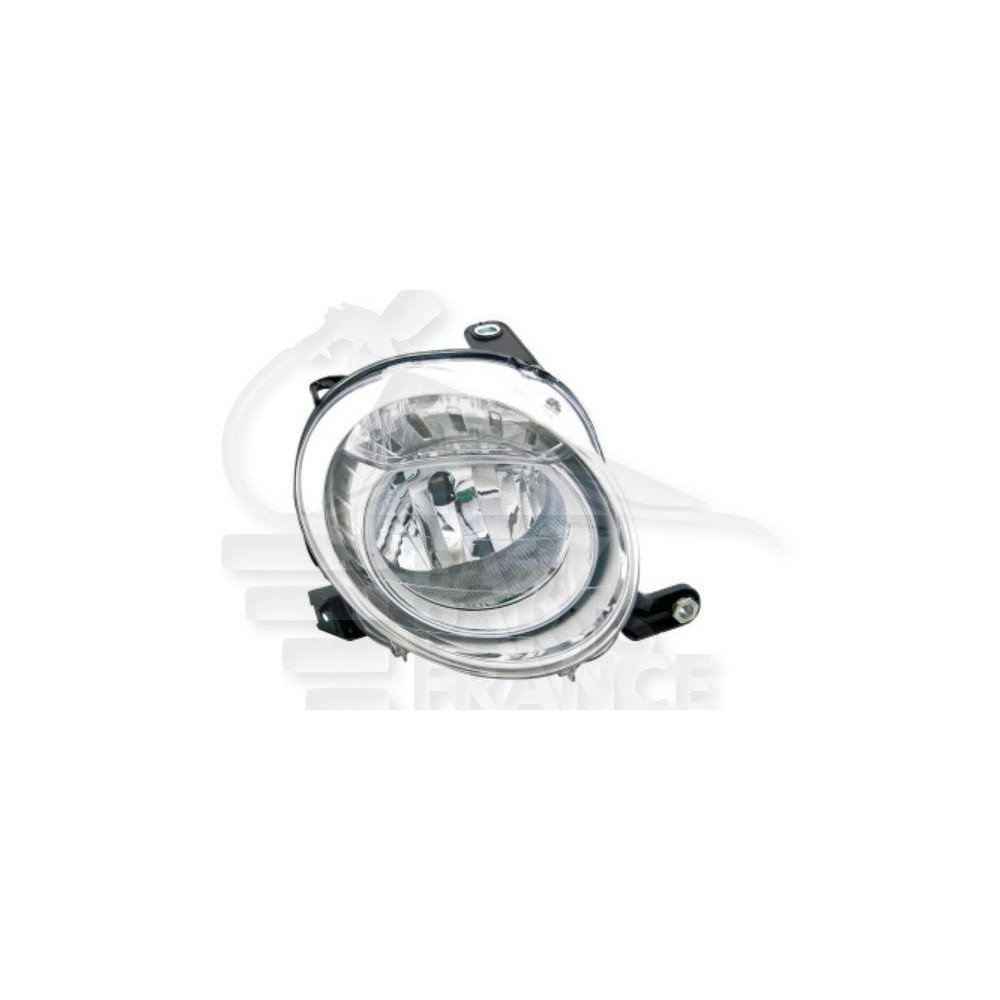 PHARE OPTIQUE DROIT H7 ÉLECTRIQUE AVEC MOTEUR pour FIAT 500