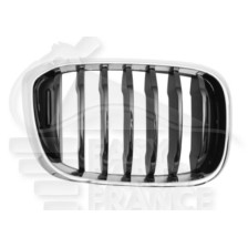GRILLE DE CALANDRE DROIT NOIRE AVEC CADRE CHROME pour BMW X3