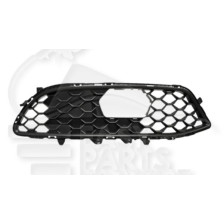 GRILLE DE PARE-CHOC AVANT-DROIT AVEC PACKONTROL NOIRE pour ALFA ROMEO GIULIA