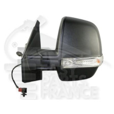 RÉTROVISEUR GAUCHE A CABLE NOIR AVEC FEU DOUBLE GLACE pour OPEL COMBO