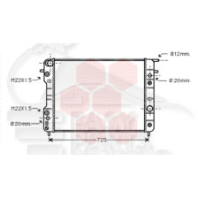 RADIA 2.5/3.0  A/CLIM BA 650 X 460 X 25 