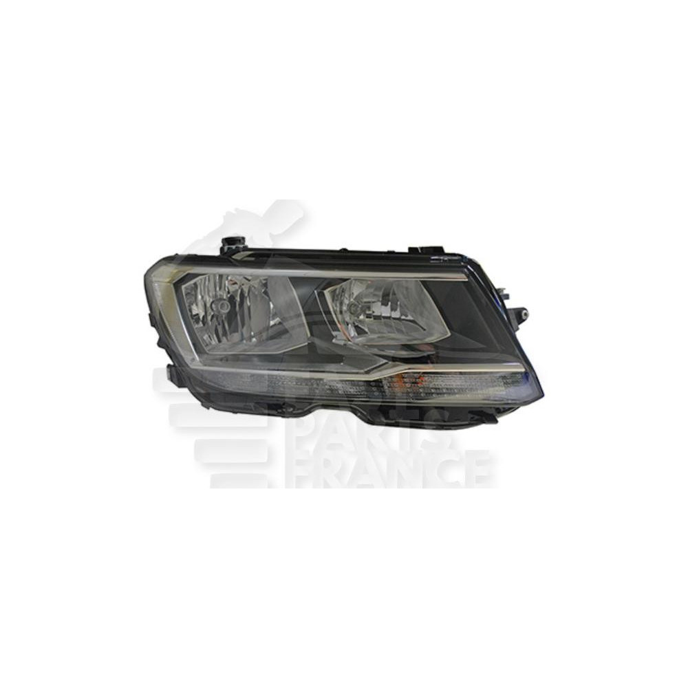 PHARE OPTIQUE DROIT H7+H7 ÉLECTRIQUE AVEC MOTEUR pour VOLKSWAGEN TIGUAN