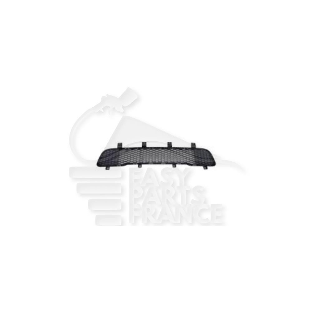 GRILLE DE PARE-CHOC AVANT CENTRALE INFÉRIEUR NOIRE SANS EMPLACEMENT REGULATEUR DE VITESSE pour JEEP COMPAS