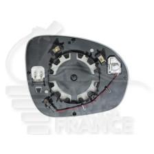 GLACE DE RÉTROVISEUR GAUCHE CHAUFFANT et DÉTECT. ANGLE MORT pour FIAT 500
