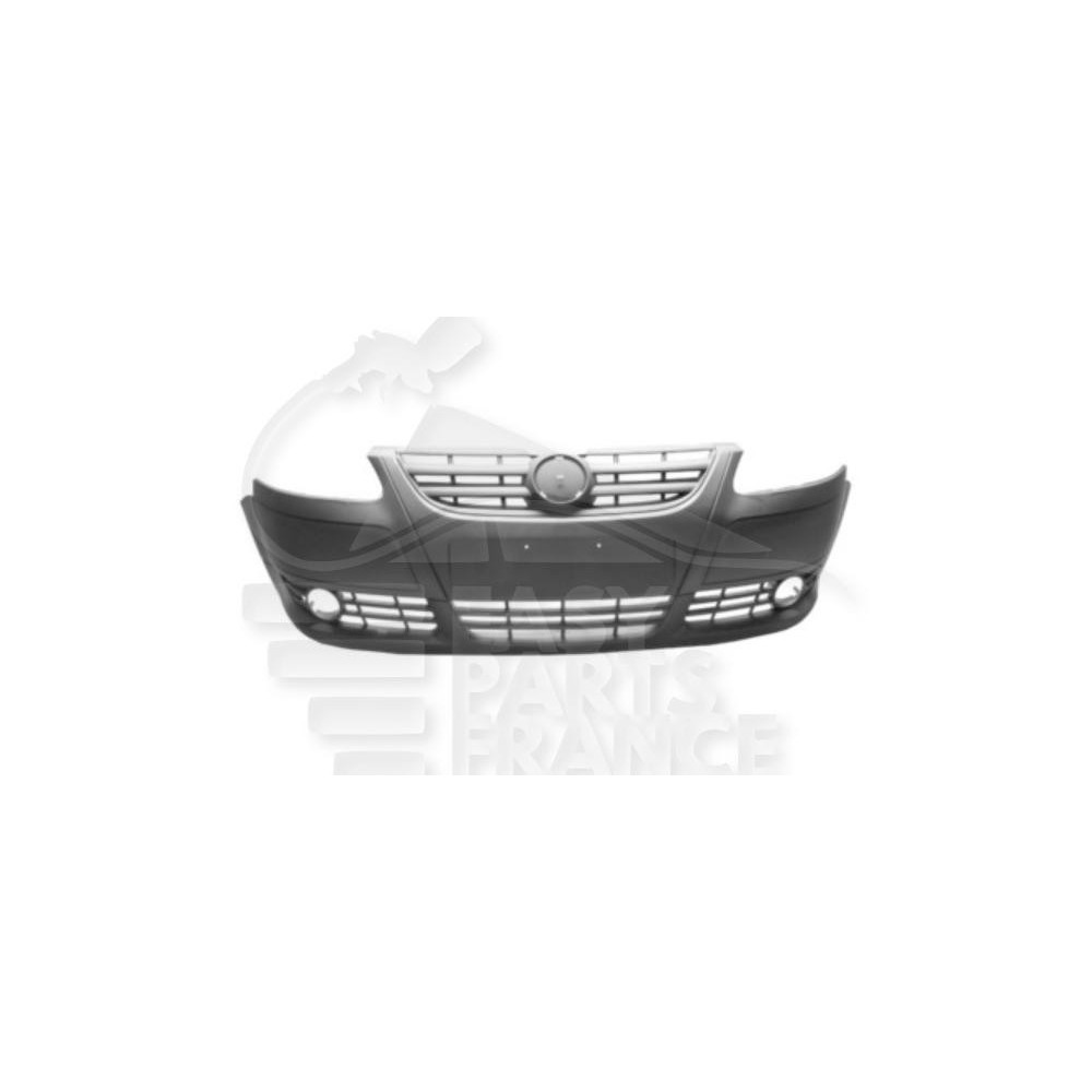 PARE-CHOC AVANT A PEINDRE AVEC EMPLACEMENT ANTI-BROUILLARD pour VOLKSWAGEN FOX