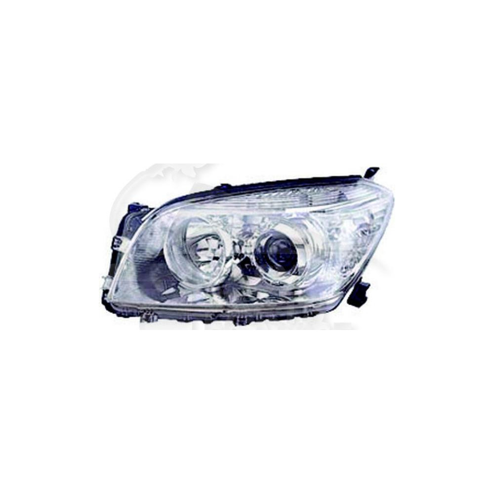 PHARE OPTIQUE GAUCHE HB3+HB4 ÉLECTRIQUE AVEC MOTEUR FOND CHROME pour TOYOTA RAV 4